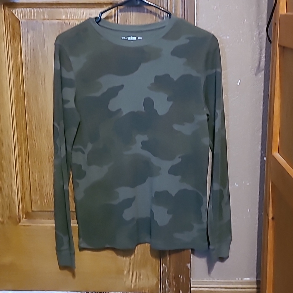 Camo long sleeve shirt